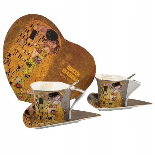 ZESTAW FILIŻANEK 2+2+2 W SERCU KLIMT