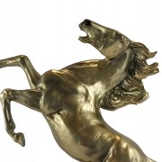 FIGURKA KOŃ STOJĄCY DĘBA ZŁOTO