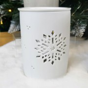 CERAMICZNY KOMINEK ZAPACHOWY NA OLEJKI ŚNIEŻYNKA