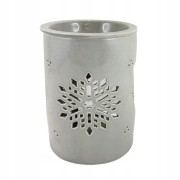 CERAMICZNY KOMINEK ZAPACHOWY NA OLEJKI ŚNIEŻYNKA