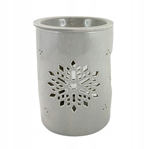 CERAMICZNY KOMINEK ZAPACHOWY NA OLEJKI ŚNIEŻYNKA