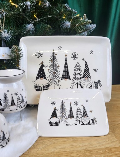 TACA TALERZ PROSTOKĄTNY MIKOŁAJ SKRZAT ŚWIĘTA