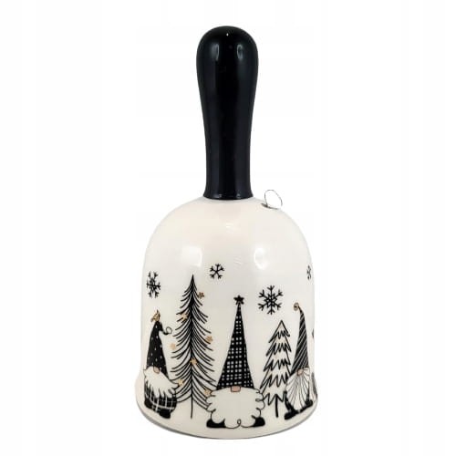CERAMICZNY DZWONEK MIKOŁAJE KRASNALE ŚWIĘTA