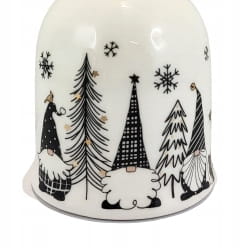 CERAMICZNY DZWONEK MIKOŁAJE KRASNALE ŚWIĘTA