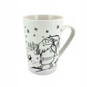 PORCELANOWY KUBEK Z MIKOŁAJEM 435 ML ŚWIĘTA