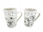 PORCELANOWY KUBEK Z MIKOŁAJEM 435 ML ŚWIĘTA