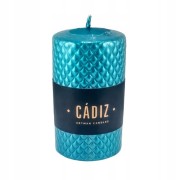 ŚWIECA CADIZ WALEC MAŁY FI7 TURKUS H11CM