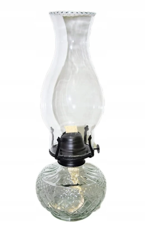 LAMPA NAFTOWA Z BAWEŁNIANYM KNOTEM 32,5 CM