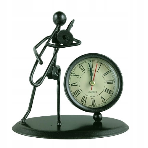 FIGURKA GRAJEK Z ZEGARKIEM 12 CM 2 WZORY