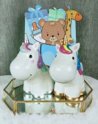 TACA OŚMIOKĄTNA LUSTRO SZKLANE BRZEGI