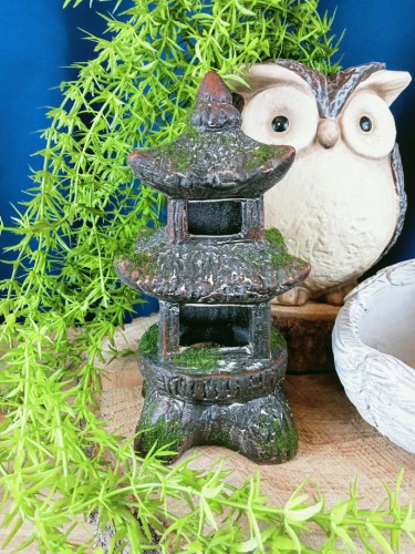 CERAMICZNY ŚWIECZNIK PAGODA
