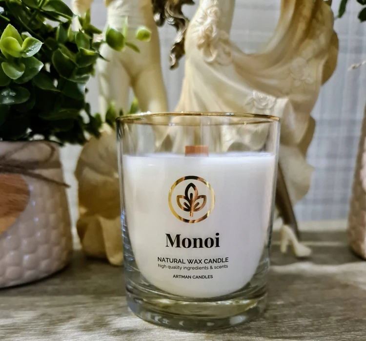 ŚWIECA WOSKOWA ORGANIC WOŃ OWOCÓW TROPIKALNYCH