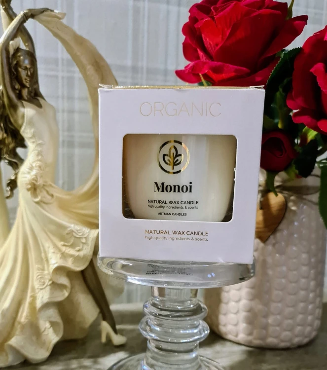 ŚWIECA WOSKOWA ORGANIC WOŃ OWOCÓW TROPIKALNYCH