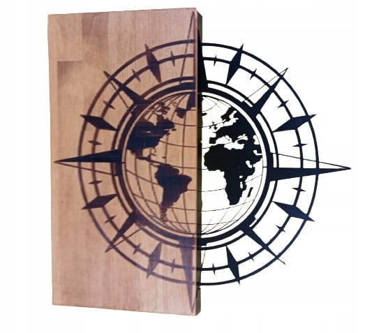 PŁASKORZEŹBA OZDOBA ŚCIENNA ŚWIAT