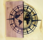 PŁASKORZEŹBA OZDOBA ŚCIENNA ŚWIAT