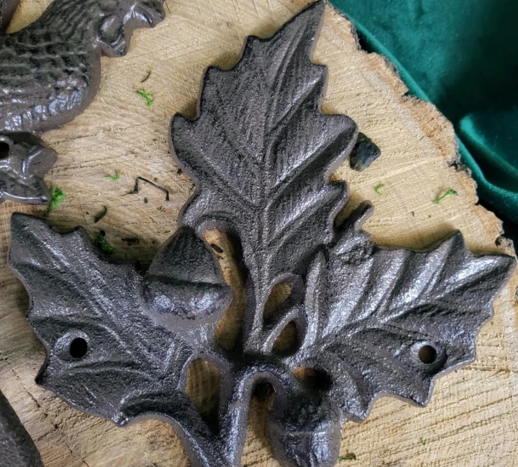 HACZYK PODWÓJNY ŻELIWNY LIŚCIE