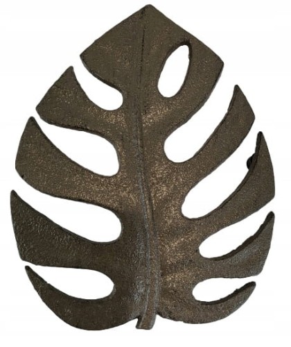 ŻELIWNA MATA GARNKOWA POD GARNEK MONSTERA BRĄZOWA