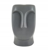 KOMINEK CERAMICZNY TWARZ SZARY