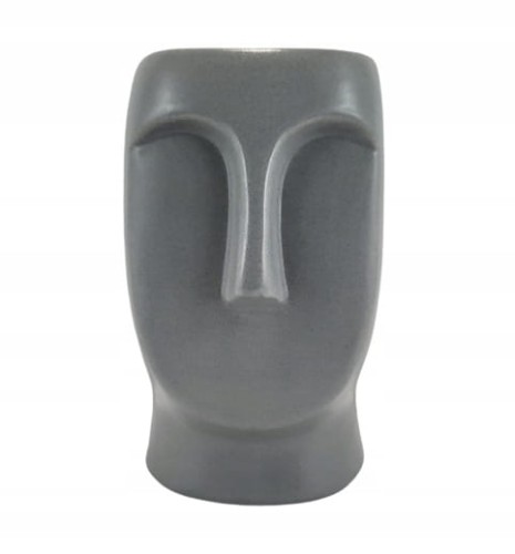 KOMINEK CERAMICZNY TWARZ SZARY