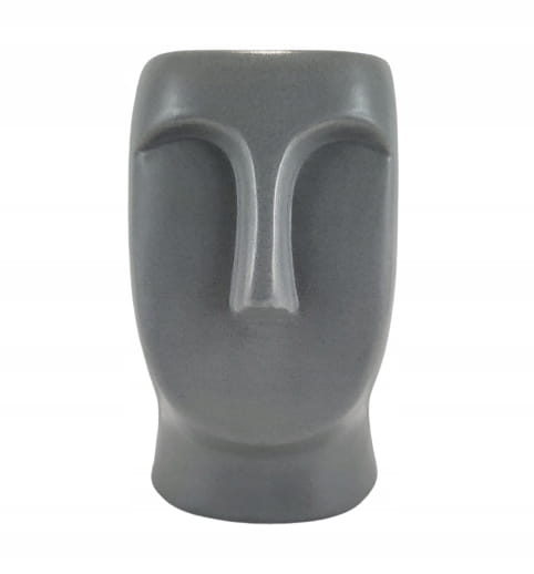 KOMINEK CERAMICZNY TWARZ SZARY