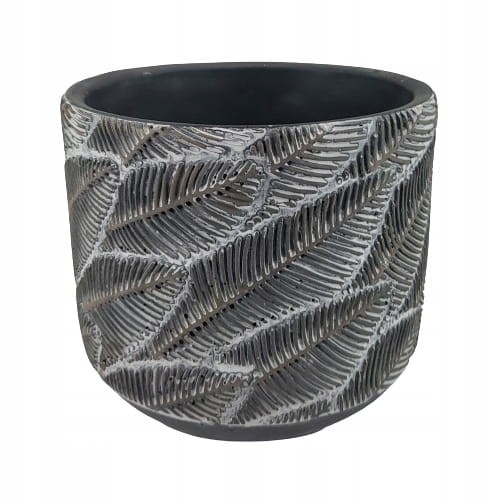 CEMENTOWA OSŁONKA DONICZKA W LIŚCIE 17,5 × 16 × 17,5 cm
