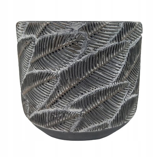 CEMENTOWA OSŁONKA DONICZKA W LIŚCIE 17,5 × 16 × 17,5 cm