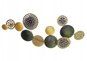 METALOWA DEKORACJA ŚCIENNA 90X8X42CM
