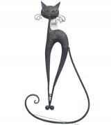DEKORACJA ŚCIENNA - KOT 28 × 51 × 1 cm