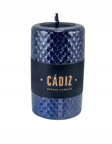ŚWIECA CADIZ WALEC MAŁY FI7 GRANAT H11CM
