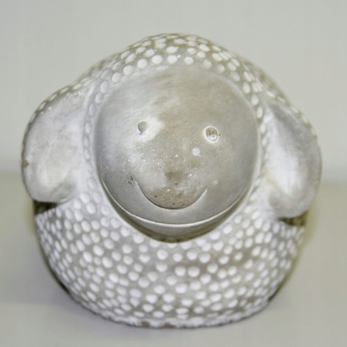 OWCA DUŻA Z KAMIENIA WIELKANOC FIGURKA 14cm h