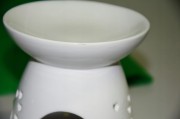 KOMINEK CERAMICZNY BIAŁY PERŁOWY 9X10X9cm