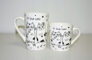 KUBEK CERAMICZNY KOTY PREZENT