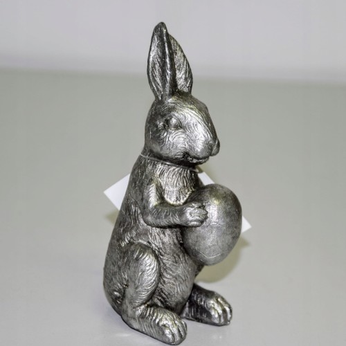 FIGURKA ZAJĄC Z JAJKIEM 12,5CM