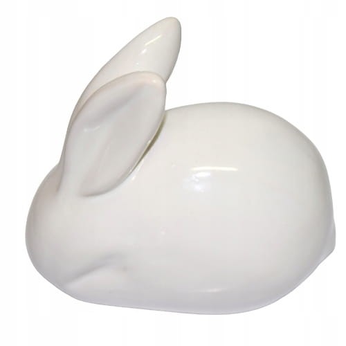 ZAJĄC CERAMICZNY BIAŁY