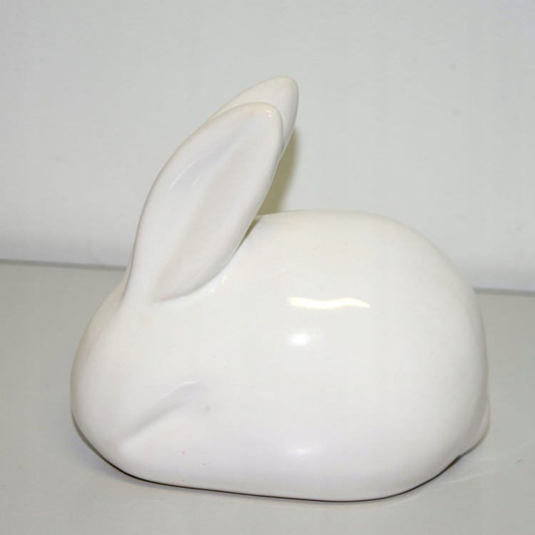 ZAJĄC CERAMICZNY BIAŁY