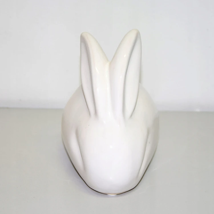 ZAJĄC CERAMICZNY BIAŁY
