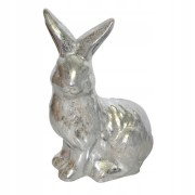 ZAJĄC SIEDZĄCY SREBRNY 23cm