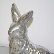 ZAJĄC SIEDZĄCY SREBRNY 23cm
