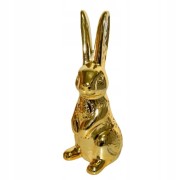 ZŁOTY KRÓLIK Z ORYGINALNYMI ZDOBIENIAMI H23,4cm