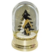 ELEGANCKA KULA WODNA CZARNO-ZŁOTA FI 6 CM