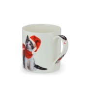 Kubek porcelanowy świąteczne kociaki