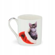 Kubek porcelanowy świąteczne kociaki