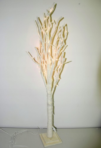 Drzewko led białe średnie 120cm