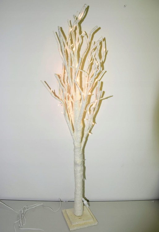 Drzewko led białe średnie 120cm