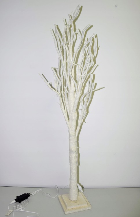 Drzewko led białe średnie 120cm