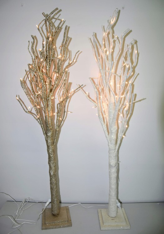 Drzewko led białe średnie 120cm
