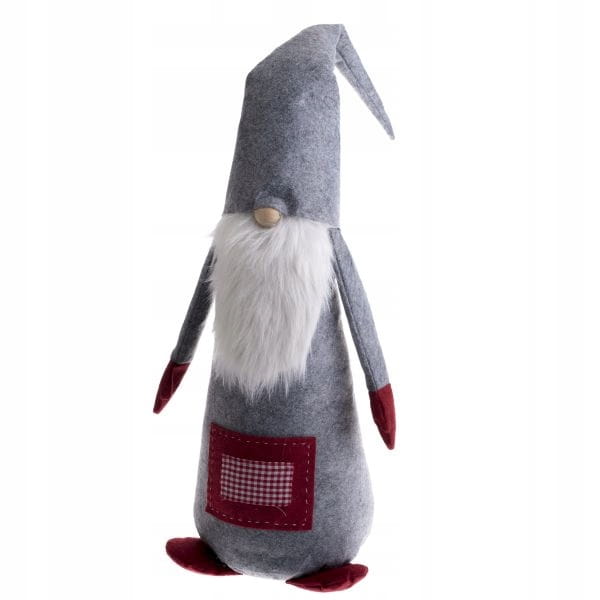MATERIAŁOWY SKRZAT SZARY 95CM