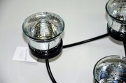 CZARNY METALOWY ŚWIECZNIK