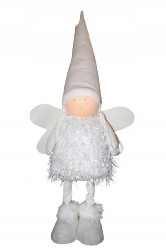 MATERIAŁOWY SKRZAT BIAŁY 56CM