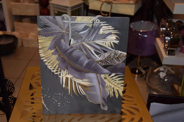 CZARNO-ZŁOTA TOREBKA UPOMINKOWA 26X32X10CM